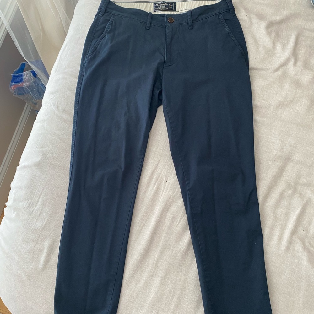 Abercrombie & Fitch Rustin Athletic Slim Stretch Dress pants